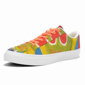 Men Love Planet Low Top Canvas Shoes