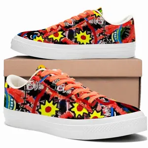 Men Animal Camp Low Top Canvas Shoes