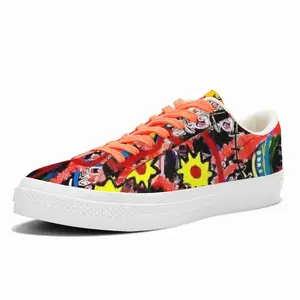 Men Animal Camp Low Top Canvas Shoes