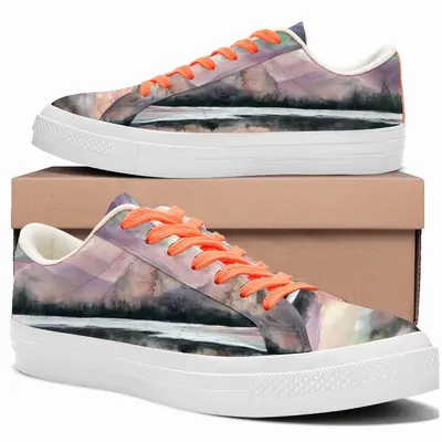 Men Aurora Borealis Low Top Canvas Shoes