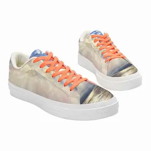 Men Sun Glitter Low Top Canvas Shoes