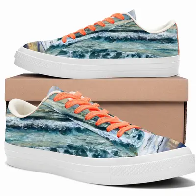 Men Song Of Storms Low Top Canvas Shoes