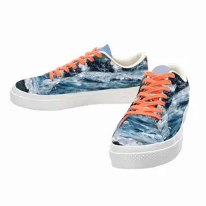 Men Serenade To The Sea Low Top Canvas Shoes