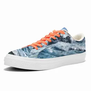 Men Serenade To The Sea Low Top Canvas Shoes