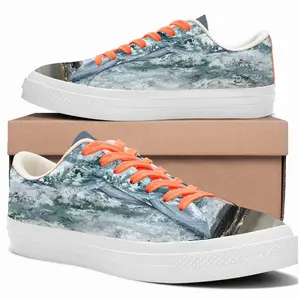 Men Sparkling Sea Low Top Canvas Shoes