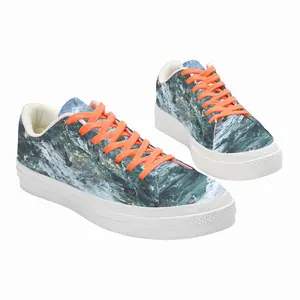 Men Sea Swirl Low Top Canvas Shoes