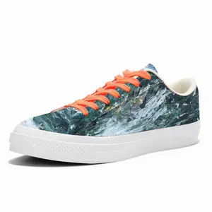 Men Sea Swirl Low Top Canvas Shoes