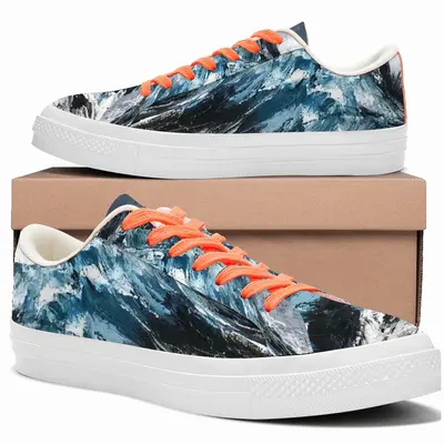 Men Ocean Motion Low Top Canvas Shoes