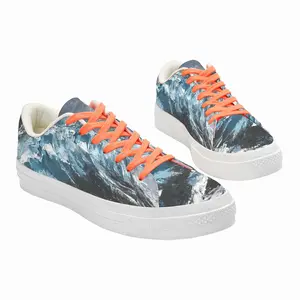 Men Ocean Motion Low Top Canvas Shoes