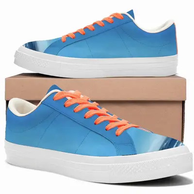 Men Blue Vista Low Top Canvas Shoes