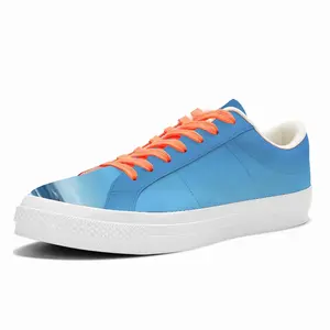 Men Blue Vista Low Top Canvas Shoes