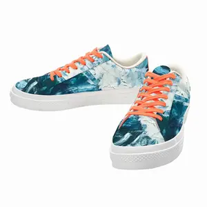 Men Sea Splash Low Top Canvas Shoes