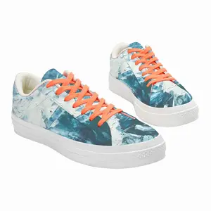 Men Sea Splash Low Top Canvas Shoes