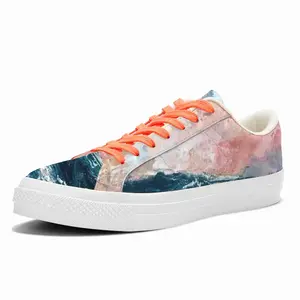 Men Sunset Sea Low Top Canvas Shoes