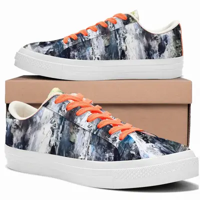 Men Pencil Falls Low Top Canvas Shoes