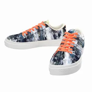 Men Pencil Falls Low Top Canvas Shoes