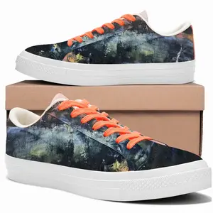 Men Sunrise Over The Blue Mountains Low Top Canvas Shoes