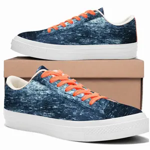 Men Silent Sea Low Top Canvas Shoes