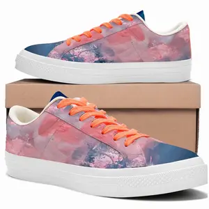 Men Cotton Candy Sky Low Top Canvas Shoes