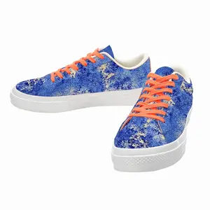 Men Disintegrate Low Top Canvas Shoes