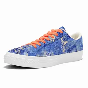 Men Disintegrate Low Top Canvas Shoes