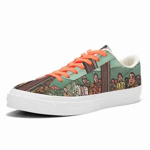 Men Cross Of Faith Low Top Canvas Shoes