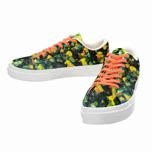 Men Dance Moves I Low Top Canvas Shoes