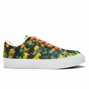 Men Dance Moves I Low Top Canvas Shoes