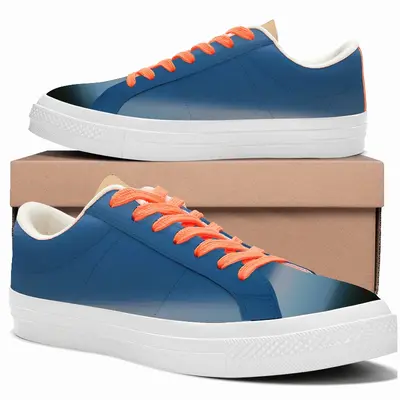 Men Landscape #031 Low Top Canvas Shoes