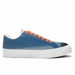 Men Landscape #031 Low Top Canvas Shoes