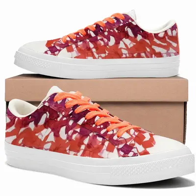 Men Calligraphic Landscape 003 Low Top Canvas Shoes