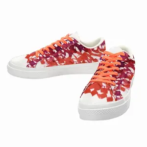 Men Calligraphic Landscape 003 Low Top Canvas Shoes