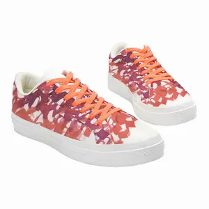 Men Calligraphic Landscape 003 Low Top Canvas Shoes