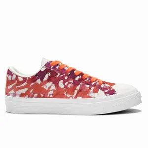 Men Calligraphic Landscape 003 Low Top Canvas Shoes