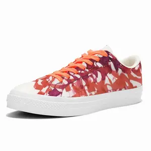 Men Calligraphic Landscape 003 Low Top Canvas Shoes