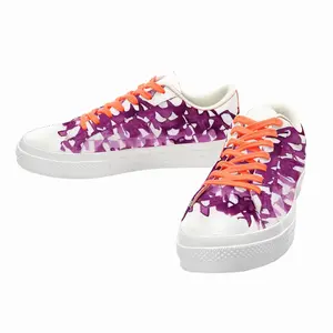 Men Calligraphic Landscape 002 Low Top Canvas Shoes