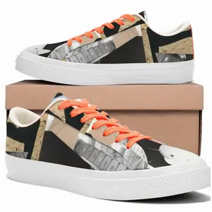 Men The Road To Space Low Top Canvas Shoes