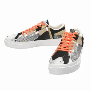 Men The Road To Space Low Top Canvas Shoes