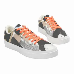 Men The Road To Space Low Top Canvas Shoes