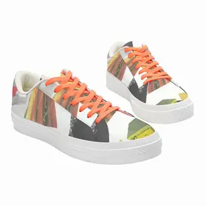 Men Singer Collage Low Top Canvas Shoes