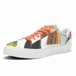 Men Singer Collage Low Top Canvas Shoes