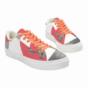 Men Collage Low Top Canvas Shoes