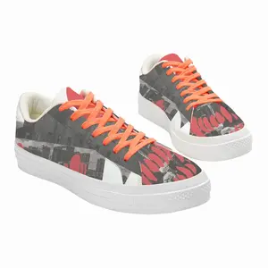 Men Bite Low Top Canvas Shoes