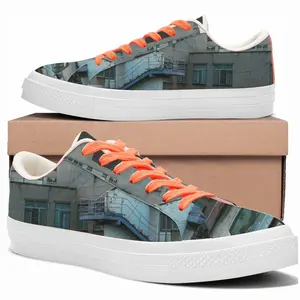 Men Sunset Low Top Canvas Shoes