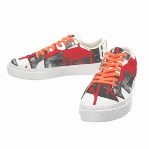 Men Chair Low Top Canvas Shoes