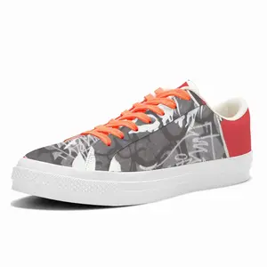 Men Sadness Low Top Canvas Shoes