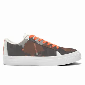 Men Horror Low Top Canvas Shoes