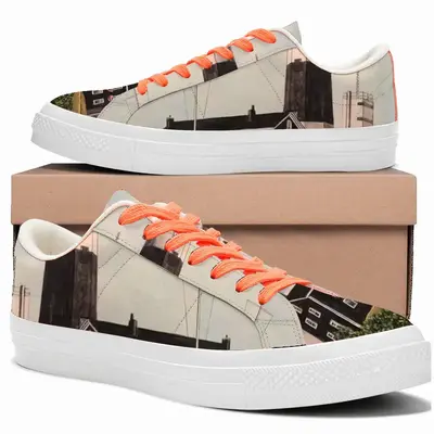 Men Montauk Point Lighthouse Low Top Canvas Shoes