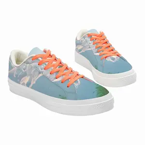 Men Mountain Landscape Low Top Canvas Shoes