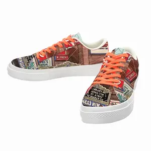 Men Rko Theater New York City Low Top Canvas Shoes